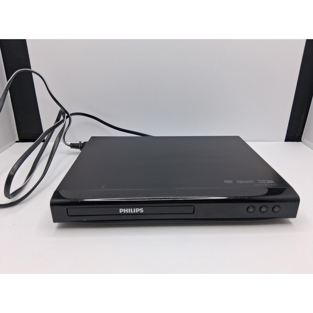Philips DVP2800 DVD Player Dolby Digital ProReader Slim Black Tested